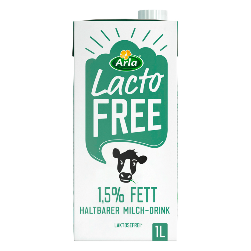 Arla LactoFree Haltbare Milch 1,5% 1l